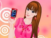 Play Iphone addict woman