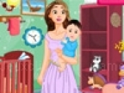 Play Rapunzel New Baby Room Cleaning