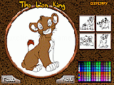 Play The lion king online coloring