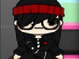 Play Cute emo dress up