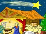 Play nativity scene coloring game