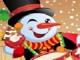 Play The funny snowman dress up