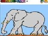 Play Elephant coloring game