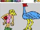 Play Ostrich coloring game