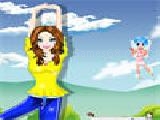 Play Morning exercise girl dress up