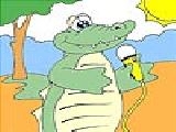 Play Singer crocodile coloring