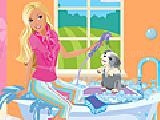 Play Barbie pet wash