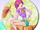 Play Winx tecna style round pazzle