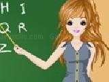 Play Cute teacher dressup