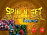 Play Super heroes spin n set