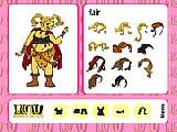 Play Lutu barbarian dress up game