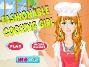 Play Fashionable cooking girl dress up