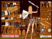 Play Colosseum's gladiator girl dress up