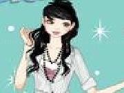 Play Sparkling girl dressup