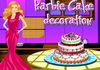 Play Barbie cake decoration