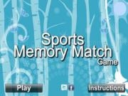 Play Sports memory match game