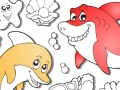 Play Sea animals online coloring