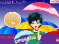 Play Girl with umbrella dressup