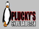 Play Pluckys snowball bash