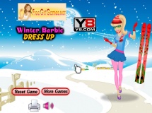 Play Winter barbie dress up