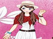 Play Pink garden girl dress up