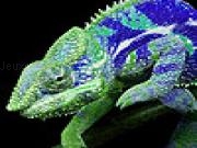 Play Colorful lizards puzzle