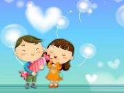 Play Couple in love puzzle