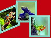 Play Colorful lizards puzzle