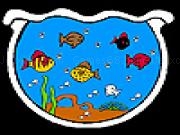 Play Fishes in the big aquarium coloring