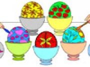 Play Painting eggs - rossy coloring games