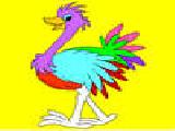 Play Peppy ostrich coloring