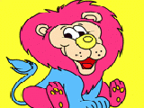 Play Proud lion coloring