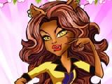 Play Clawdeen wolf monster party prep