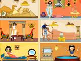 Play Egyptian princess doll house decor