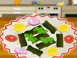 Play Turkish stuffed grape leaves