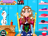 Play Frozen anna messy hair care