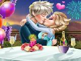 Play Elsa valentines day kiss