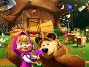 Play Masha and the Bear house decoration