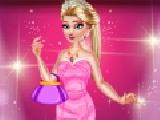 Play Elsa red carpet dress up