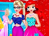 Play Elsa and ariel club party