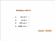 Play Multiply with 0