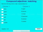 Play Compound adjectives match