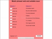 Play Phrasal verbs and nouns match