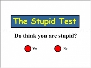 Play The stupid test