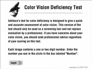 Play Color vision deficiency test