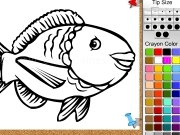 Play Fish online coloring