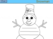 Play Snow man print