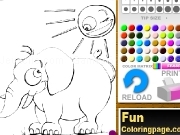 Play Elephant coloring