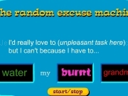 Play The random excuse machine