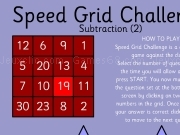 Play Speed grid challenge substraction 2